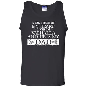 Viking, Norse, Gym t-shirt & apparel, He is my dad, FrontApparel[Heathen By Nature authentic Viking products]Cotton Tank TopBlackS