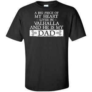 Viking, Norse, Gym t-shirt & apparel, He is my dad, FrontApparel[Heathen By Nature authentic Viking products]Tall Ultra Cotton T-ShirtBlackXLT