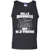 Viking, Norse, Gym t-shirt & apparel, Hello darkness, FrontApparel[Heathen By Nature authentic Viking products]Cotton Tank TopBlackS
