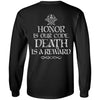 Viking, Norse, Gym t-shirt & apparel, honor, reward, backApparel[Heathen By Nature authentic Viking products]Long-Sleeve Ultra Cotton T-ShirtBlackS