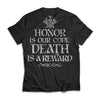 Viking, Norse, Gym t-shirt & apparel, honor, reward, backApparel[Heathen By Nature authentic Viking products]Next Level Premium Short Sleeve T-ShirtBlackX-Small