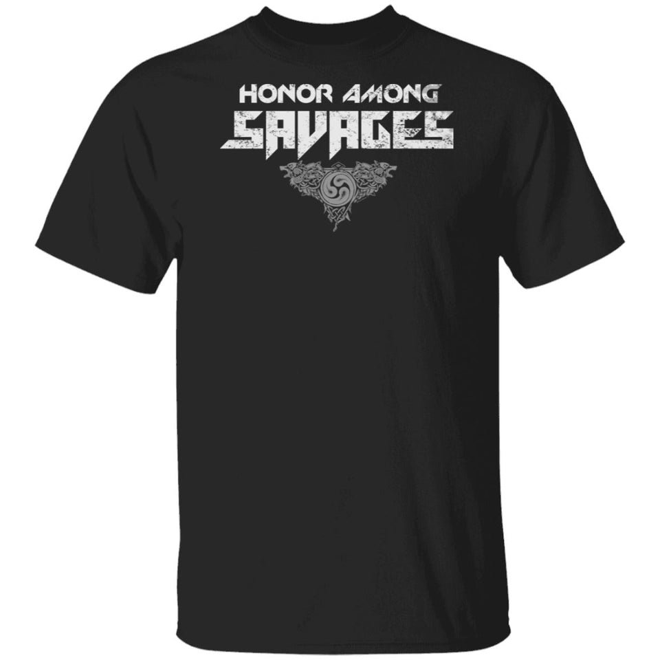 Viking, Norse, Gym t-shirt & apparel, honor, savages, frontApparel[Heathen By Nature authentic Viking products]
