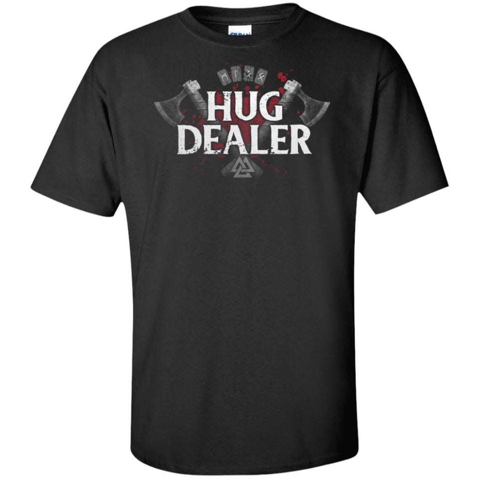Viking, Norse, Gym t-shirt & apparel, Hug Dealer, FrontApparel[Heathen By Nature authentic Viking products]Tall Ultra Cotton T-ShirtBlackXLT