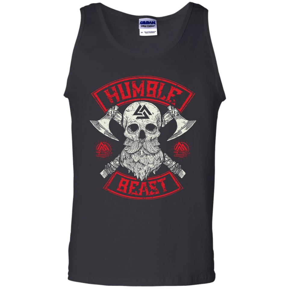 Viking, Norse, Gym t-shirt & apparel, Humble beast, FrontApparel[Heathen By Nature authentic Viking products]Cotton Tank TopBlackS