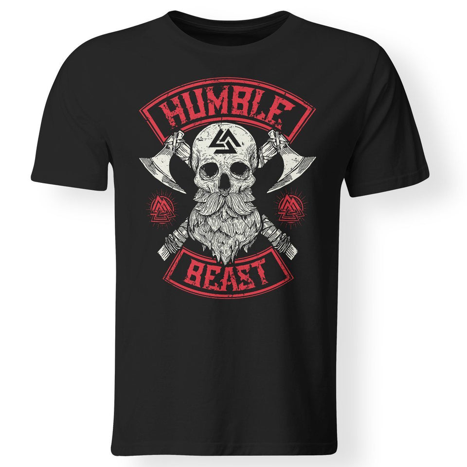 Viking, Norse, Gym t-shirt & apparel, Humble beast, FrontApparel[Heathen By Nature authentic Viking products]Premium Men T-ShirtBlackS