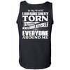 Viking, Norse, Gym t-shirt & apparel, I am constantly torn, BackApparel[Heathen By Nature authentic Viking products]Cotton Tank TopBlackS
