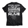 Viking, Norse, Gym t-shirt & apparel, I am still alive, BackApparel[Heathen By Nature authentic Viking products]Premium Short Sleeve T-ShirtBlackX-Small