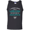 Viking, Norse, Gym t-shirt & apparel, I asked Odin for a Valkyrie, FrontApparel[Heathen By Nature authentic Viking products]Cotton Tank TopBlackS