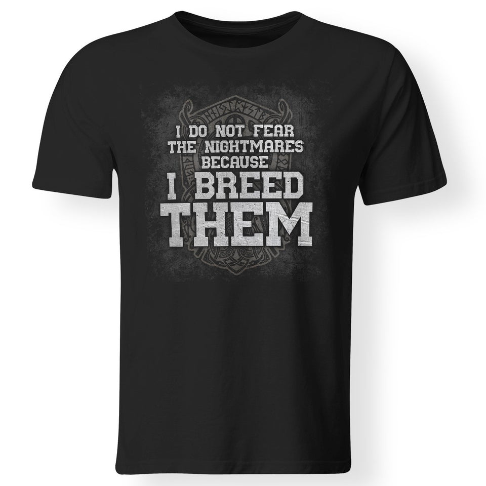 Viking, Norse, Gym t-shirt & apparel, I Breed Them, FrontApparel[Heathen By Nature authentic Viking products]Premium Men T-ShirtBlackS