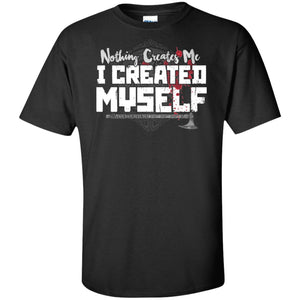 Viking, Norse, Gym t-shirt & apparel, I creates myself, FrontApparel[Heathen By Nature authentic Viking products]Tall Ultra Cotton T-ShirtBlackXLT