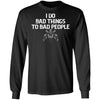 Viking, Norse, Gym t-shirt & apparel, I do bad things to bad people, FrontApparel[Heathen By Nature authentic Viking products]Long-Sleeve Ultra Cotton T-ShirtBlackS