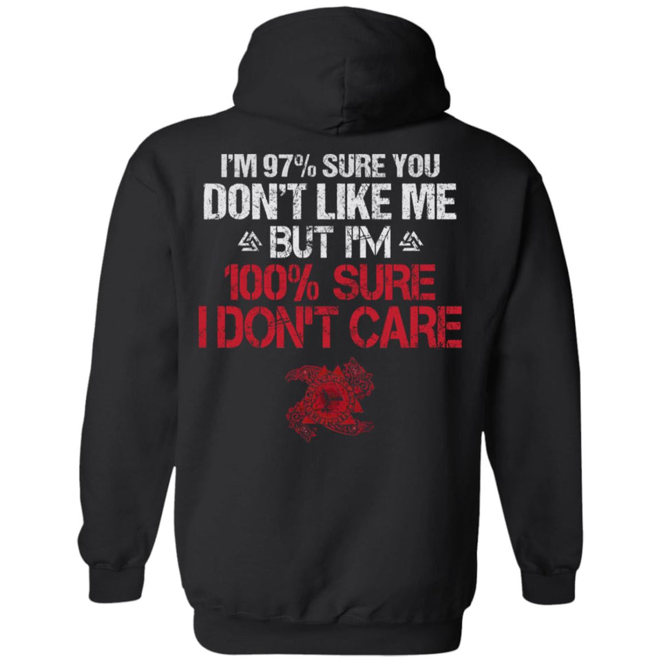 Viking, Norse, Gym t-shirt & apparel, I Don't Care, Double sidedApparel[Heathen By Nature authentic Viking products]