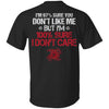 Viking, Norse, Gym t-shirt & apparel, I Don't Care, Double sidedApparel[Heathen By Nature authentic Viking products]