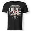 Viking, Norse, Gym t-shirt & apparel, I Don't Care, FrontApparel[Heathen By Nature authentic Viking products]Premium Men T-ShirtBlackS