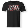Viking, Norse, Gym t-shirt & apparel, I hate people, FrontApparel[Heathen By Nature authentic Viking products]Premium Men T-ShirtBlackS