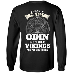 Viking, Norse, Gym t-shirt & apparel, I Took A DNA Test, BackApparel[Heathen By Nature authentic Viking products]Long-Sleeve Ultra Cotton T-ShirtBlackS