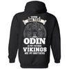 Viking, Norse, Gym t-shirt & apparel, I Took A DNA Test, BackApparel[Heathen By Nature authentic Viking products]Unisex Pullover HoodieBlackS