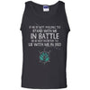 Viking, Norse, Gym t-shirt & apparel, If he is not willing to stand with me in battle, FrontApparel[Heathen By Nature authentic Viking products]Cotton Tank TopBlackS
