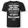 Viking, Norse, Gym t-shirt & apparel, If you hurt those I love I will awaken, BackApparel[Heathen By Nature authentic Viking products]Gildan Premium Men T-ShirtBlack5XL