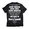 Viking, Norse, Gym t-shirt & apparel, If you hurt those I love I will awaken, BackApparel[Heathen By Nature authentic Viking products]Premium Short Sleeve T-ShirtBlackX-Small