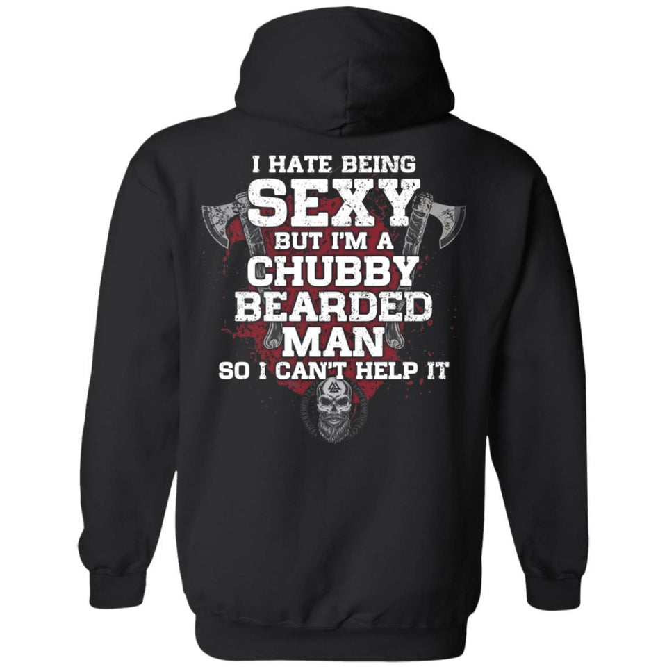 Viking, Norse, Gym t-shirt & apparel, I'm a chubby and bearded man, Double sidedApparel[Heathen By Nature authentic Viking products]