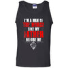 Viking, Norse, Gym t-shirt & apparel, I'm A Man, FrontApparel[Heathen By Nature authentic Viking products]Cotton Tank TopBlackS