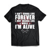 Viking, Norse, Gym t-shirt & apparel, I'm alive, FrontApparel[Heathen By Nature authentic Viking products]Next Level Premium Short Sleeve T-ShirtBlackX-Small