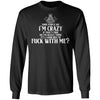 Viking, Norse, Gym t-shirt & apparel, I'm Crazy, FrontApparel[Heathen By Nature authentic Viking products]Long-Sleeve Ultra Cotton T-ShirtBlackS