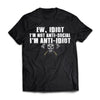 Viking, Norse, Gym t-shirt & apparel, I'm not anti-social, FrontApparel[Heathen By Nature authentic Viking products]Premium Short Sleeve T-ShirtBlackX-Small