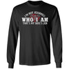 Viking, Norse, Gym t-shirt & apparel, I'm not ashamed of who I am, FrontApparel[Heathen By Nature authentic Viking products]Long-Sleeve Ultra Cotton T-ShirtBlackS