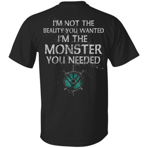 Viking, Norse, Gym t-shirt & apparel, I'm not the beauty you wanted, Double-sidedApparel[Heathen By Nature authentic Viking products]