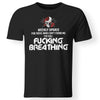 Viking, Norse, Gym t-shirt & apparel, I'm Still Fucking Breathing, FrontApparel[Heathen By Nature authentic Viking products]Premium Men T-ShirtBlackS