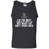 Viking, Norse, Gym t-shirt & apparel, I'm the best, frontApparel[Heathen By Nature authentic Viking products]Cotton Tank TopBlackS
