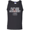 Viking, Norse, Gym t-shirt & apparel, I'm The Highest, FrontApparel[Heathen By Nature authentic Viking products]Cotton Tank TopBlackS