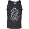 Viking, Norse, Gym t-shirt & apparel, I'm the reason you need a safe space, FrontApparel[Heathen By Nature authentic Viking products]Cotton Tank TopBlackS