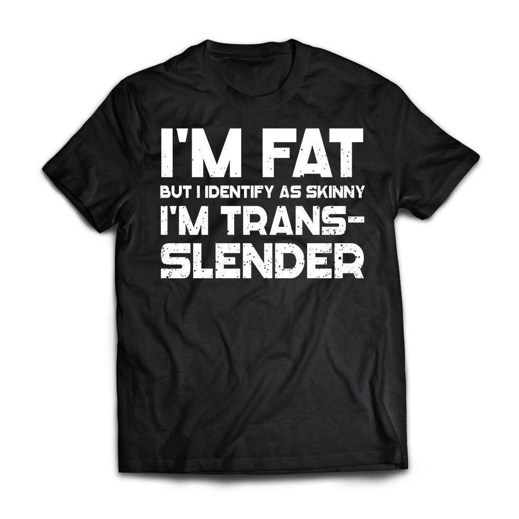 Viking, Norse, Gym t-shirt & apparel, I'm trans-slender, FrontApparel[Heathen By Nature authentic Viking products]Next Level Premium Short Sleeve T-ShirtBlackX-Small