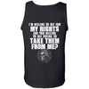 Viking, Norse, Gym t-shirt & apparel, I'm willing to die for my rights, BackApparel[Heathen By Nature authentic Viking products]Cotton Tank TopBlackS