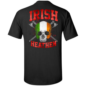 Viking, Norse, Gym t-shirt & apparel, Irish, BackApparel[Heathen By Nature authentic Viking products]Tall Ultra Cotton T-ShirtBlackXLT