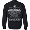 Viking, Norse, Gym t-shirt & apparel, It gladdens me to know that Odin prepares for a feast, backApparel[Heathen By Nature authentic Viking products]Unisex Crewneck Pullover SweatshirtBlackS