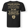 Viking, Norse, Gym t-shirt & apparel, It is in my nature to be kind, backApparel[Heathen By Nature authentic Viking products]Premium Men T-ShirtBlackS