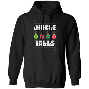 Viking, Norse, Gym t-shirt & apparel, Jingel Balls, FrontApparel[Heathen By Nature authentic Viking products]Unisex Pullover HoodieBlackS