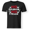 Viking, Norse, Gym t-shirt & apparel, Know violence Know peace, FrontApparel[Heathen By Nature authentic Viking products]Gildan Premium Men T-ShirtBlack5XL