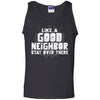 Viking, Norse, Gym t-shirt & apparel, Like a good neighbor, FrontApparel[Heathen By Nature authentic Viking products]Cotton Tank TopBlackS