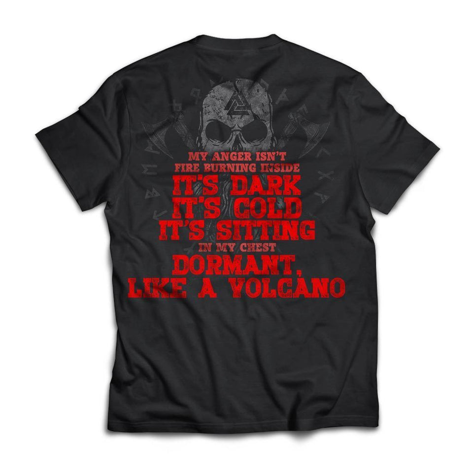 Viking, Norse, Gym t-shirt & apparel, Like A Volcano, BackApparel[Heathen By Nature authentic Viking products]Next Level Premium Short Sleeve T-ShirtBlackX-Small