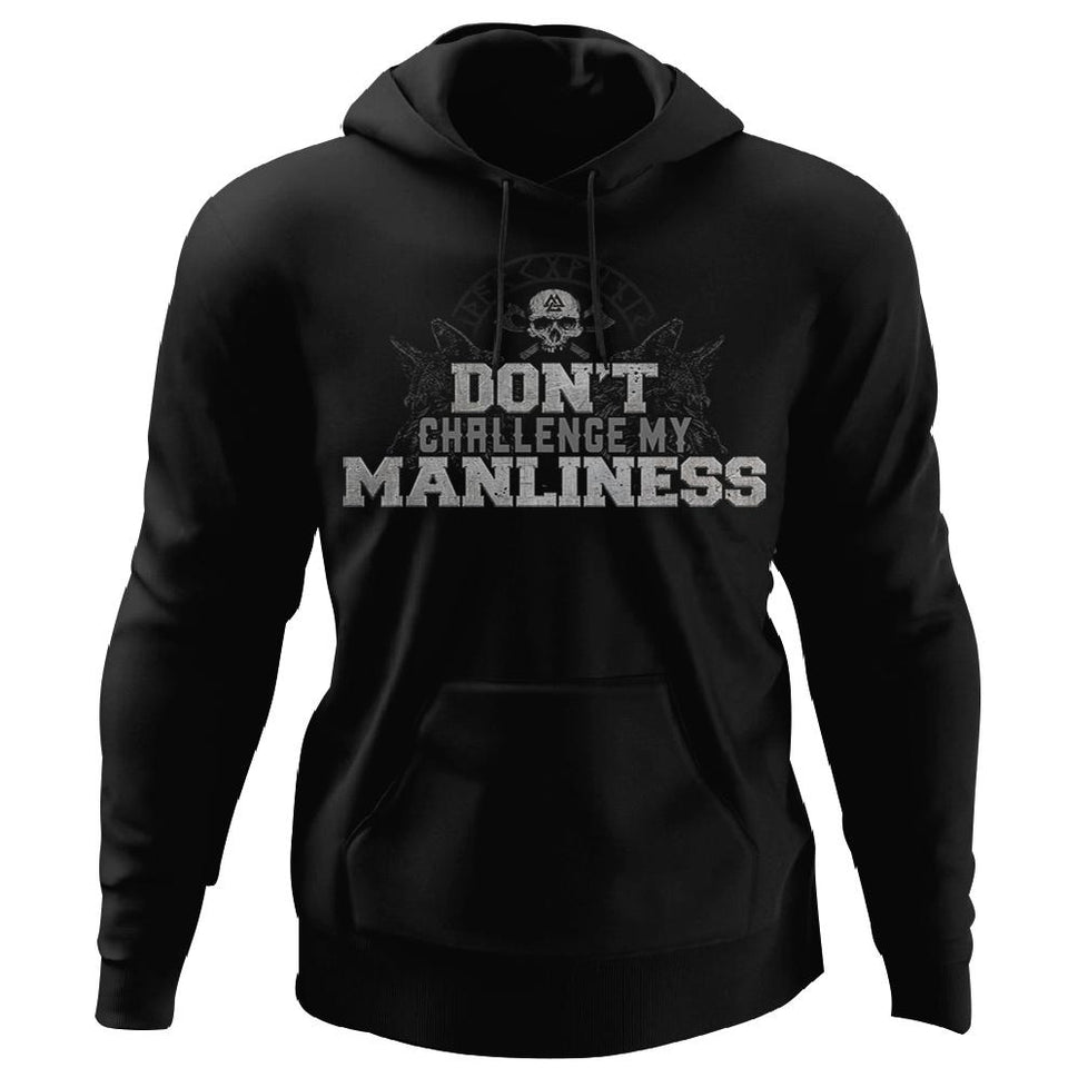 Viking, Norse, Gym t-shirt & apparel, Manliness, FrontApparel[Heathen By Nature authentic Viking products]Unisex Pullover HoodieBlackS