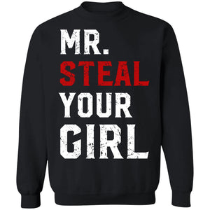 Viking, Norse, Gym t-shirt & apparel, Mr steal your girl, frontApparel[Heathen By Nature authentic Viking products]Unisex Crewneck Pullover SweatshirtBlackS