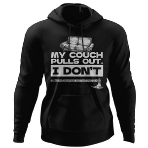 Viking, Norse, Gym t-shirt & apparel, My coach pulls out, FrontApparel[Heathen By Nature authentic Viking products]Unisex Pullover HoodieBlackS