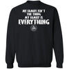 Viking, Norse, Gym t-shirt & apparel, My family is everything, FrontApparel[Heathen By Nature authentic Viking products]Unisex Crewneck Pullover SweatshirtBlackS