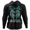 Viking, Norse, Gym t-shirt & apparel, My mom is my valkyrie, BackApparel[Heathen By Nature authentic Viking products]
