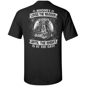 Viking, Norse, Gym t-shirt & apparel, Nobody, BackApparel[Heathen By Nature authentic Viking products]Tall Ultra Cotton T-ShirtBlackXLT